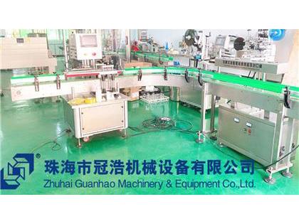 旋蓋機(jī)，鋁箔封口機(jī)，貼標(biāo)機(jī)，噴碼機(jī)，整套生產(chǎn)線已完成生產(chǎn)送貨至客戶公司