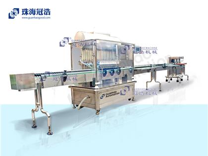 全自動灌裝、旋蓋生產(chǎn)線